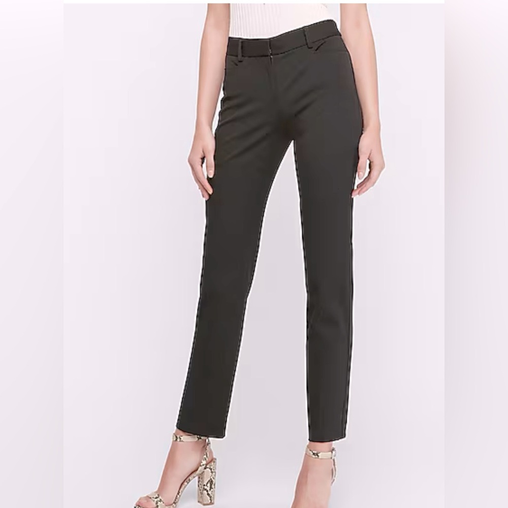 Express Columnist Grey Straight Leg Pants